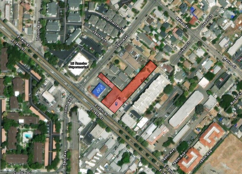 15910 - 15950 14th, San Leandro, CA à vendre - Aérien – Image 2 sur 3