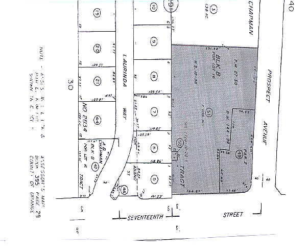 17821 E 17th St, Tustin, CA à louer - Plan cadastral – Image 2 sur 14