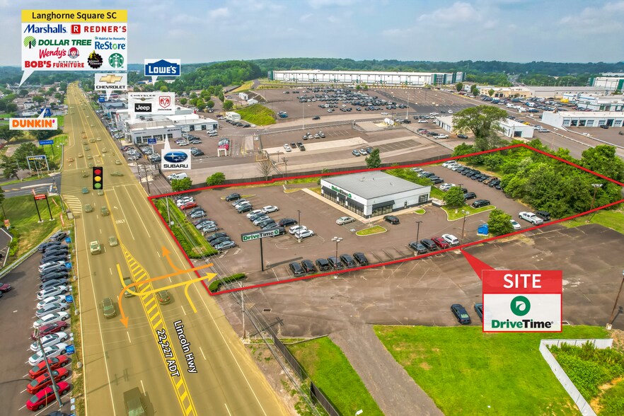 1816 E Lincoln Hwy, Langhorne, PA à vendre - Photo de l’immeuble – Image 2 sur 9
