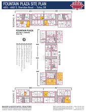 4815-4821 S Sheridan Rd, Tulsa, OK à louer Plan de site– Image 2 sur 2