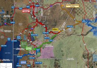 Snow Lane Ln, Dayton, NV - Vue aérienne  vue de carte