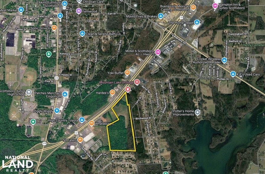 0 John T Reid Parkway, Scottsboro, AL à vendre - Aérien – Image 2 sur 26