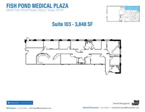 6600 Fish Pond Rd, Waco, TX à louer Plan d’étage– Image 1 sur 1