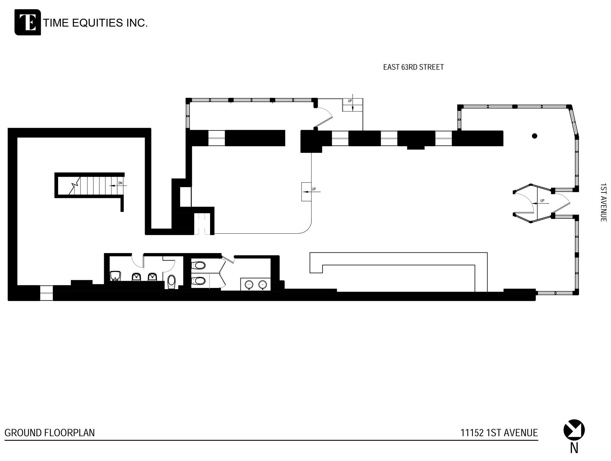 401 E 63rd St, New York, NY à louer Plan d’étage– Image 1 sur 2
