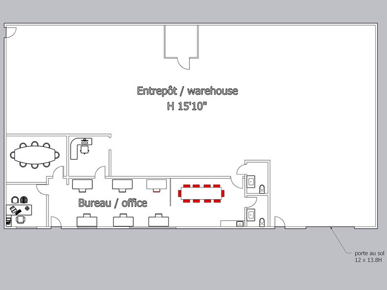 3055 Rue Tebbutt, Trois-Rivières, QC à louer - Plan d’étage – Image 2 sur 12