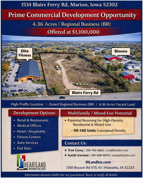 1534 Blairs Ferry Rd, Marion, IA à vendre - Photo principale – Image 1 sur 2
