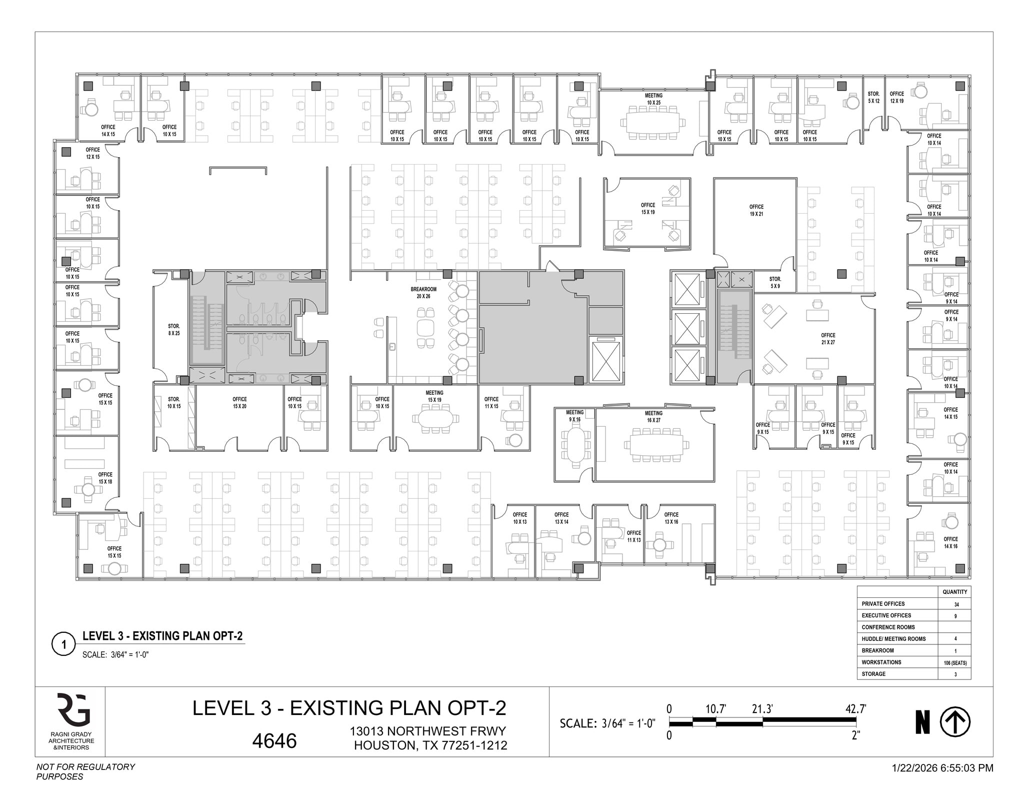 4646 W Sam Houston Pky N, Houston, TX à louer Plan de site– Image 1 sur 1