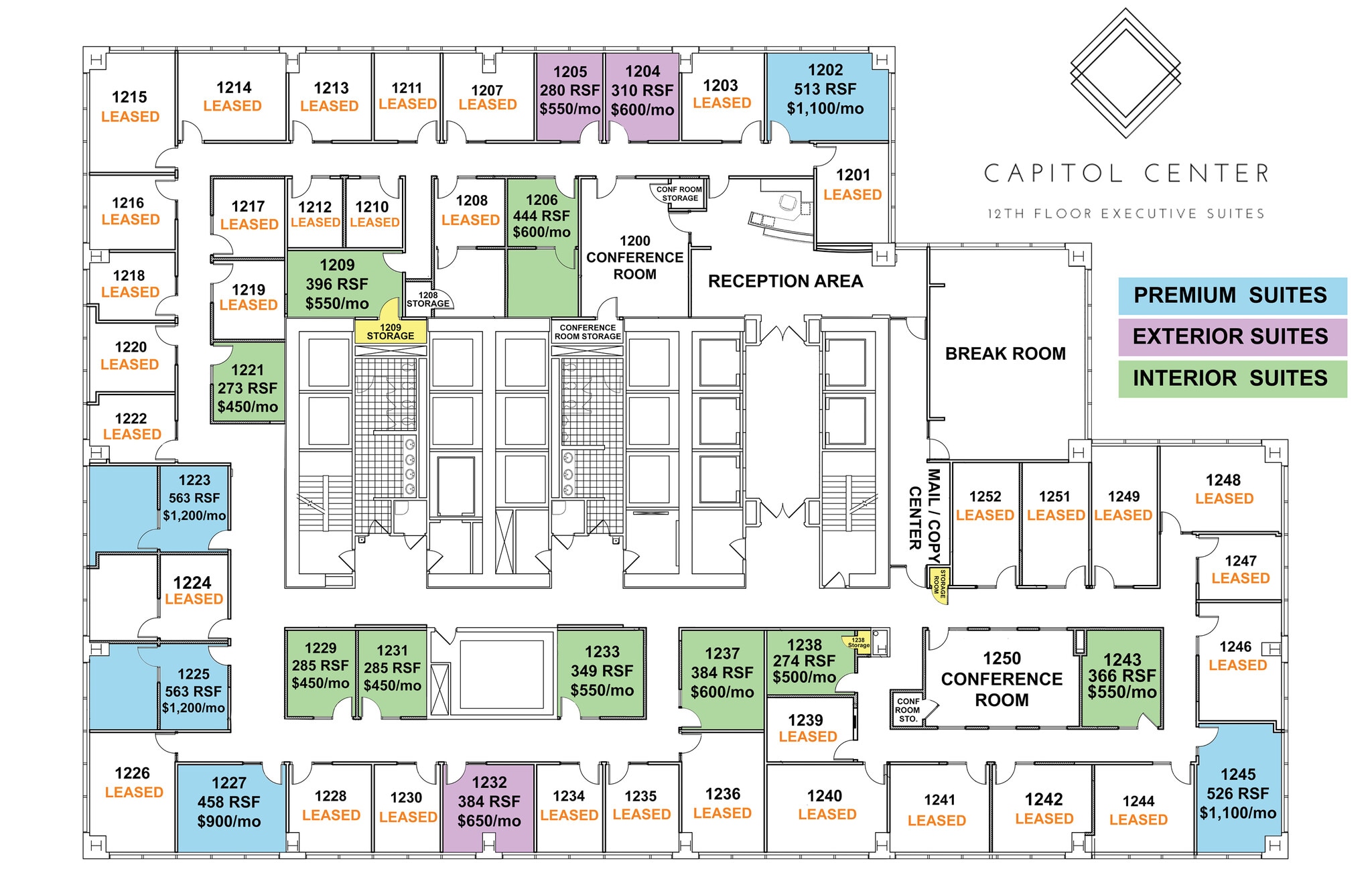 425 W Capitol Ave, Little Rock, AR à louer Plan d’étage– Image 1 sur 17