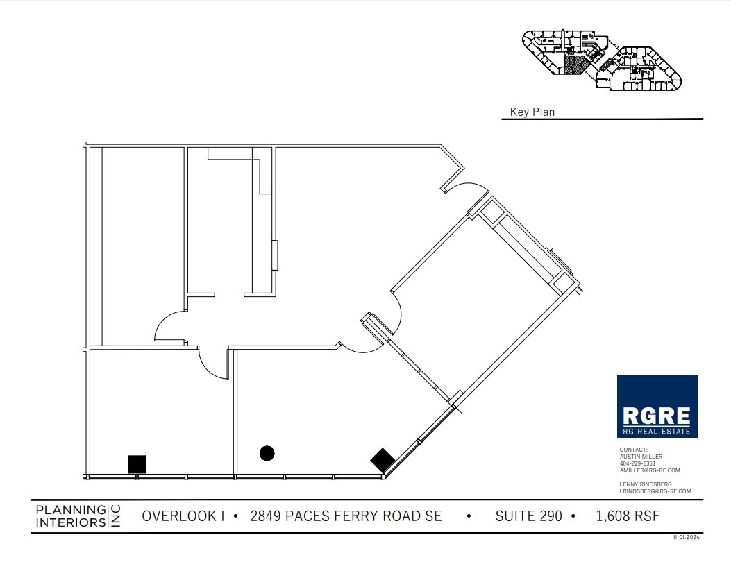 2849 Paces Ferry Rd SE, Atlanta, GA à louer Plan d’étage– Image 1 sur 1