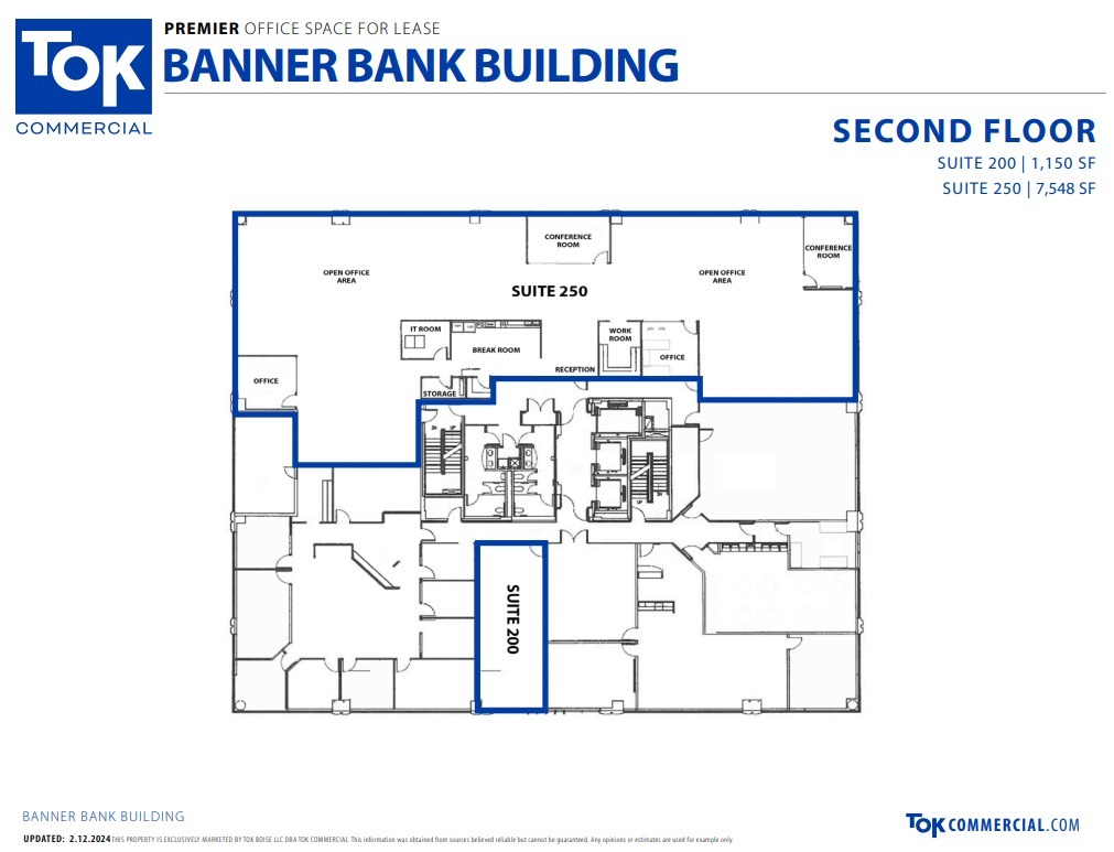 950 W Bannock St, Boise, ID à louer Plan d’étage– Image 1 sur 1
