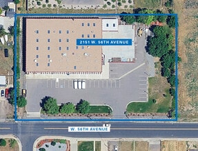 2151 W 56th Ave, Denver, CO - VUE AÉRIENNE  vue de carte - Image1