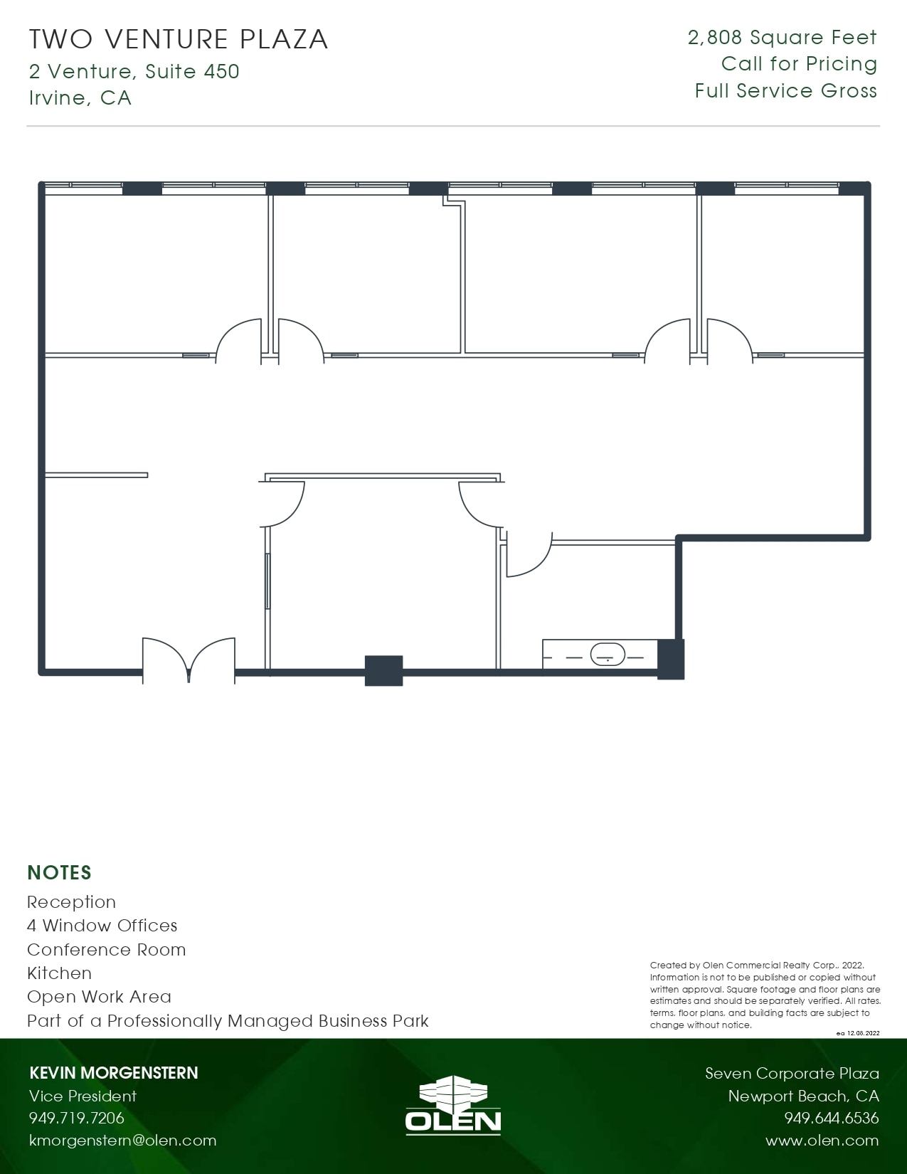 2 Venture, Irvine, CA à louer Plan d’étage– Image 1 sur 1