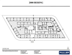 2000 Bering Dr, Houston, TX à louer Plan d’étage– Image 1 sur 1