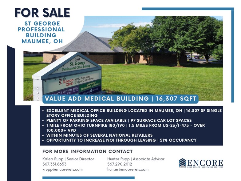 1661 Holland Rd, Maumee, OH à vendre - Photo de l’immeuble – Image 2 sur 4