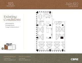 125 S Wacker Dr, Chicago, IL à vendre Plan d’étage– Image 1 sur 1