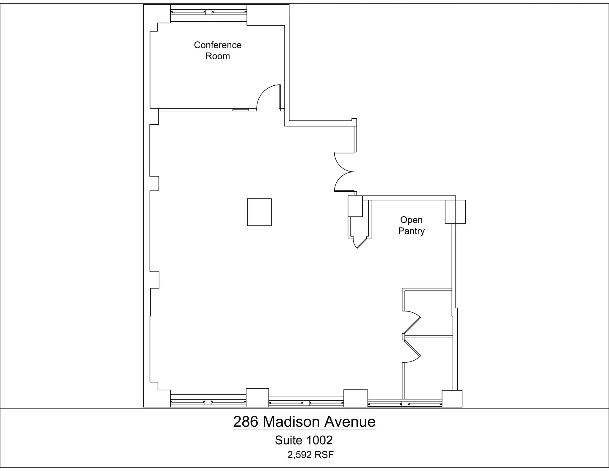 286 Madison Ave, New York, NY à louer Plan de site– Image 1 sur 1