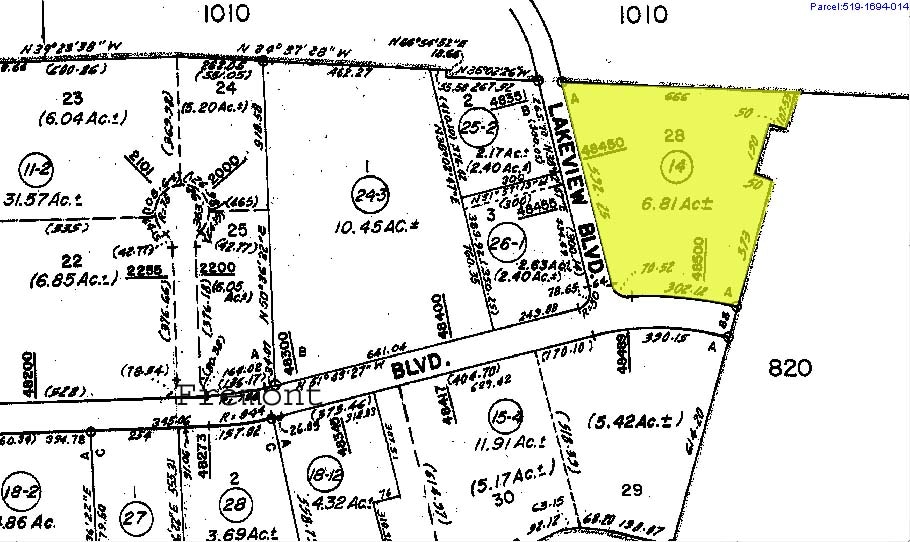 48430-48490 Lakeview Blvd, Fremont, CA à louer - Plan cadastral – Image 2 sur 6