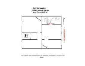1054 Potomac St NW, Washington, DC à louer Plan d’étage– Image 1 sur 7