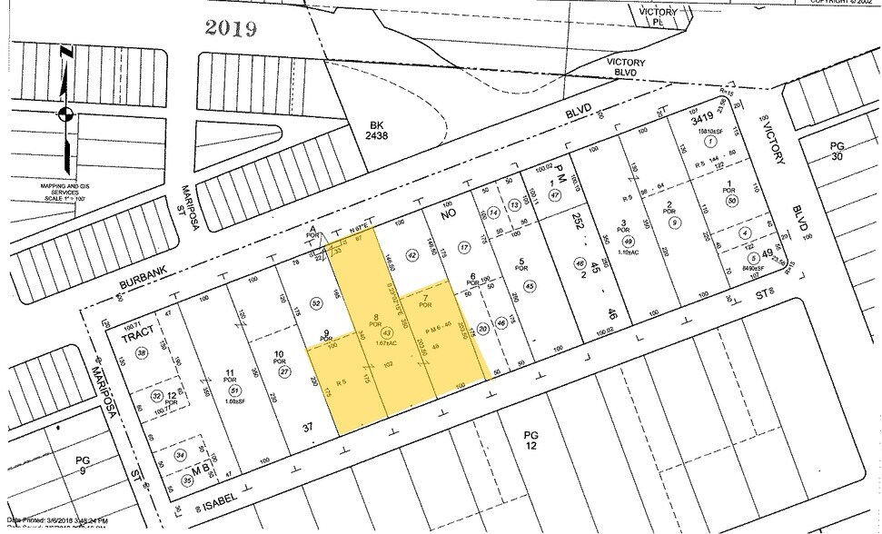 1101-1117 W Isabel St, Burbank, CA à louer - Plan cadastral – Image 2 sur 11
