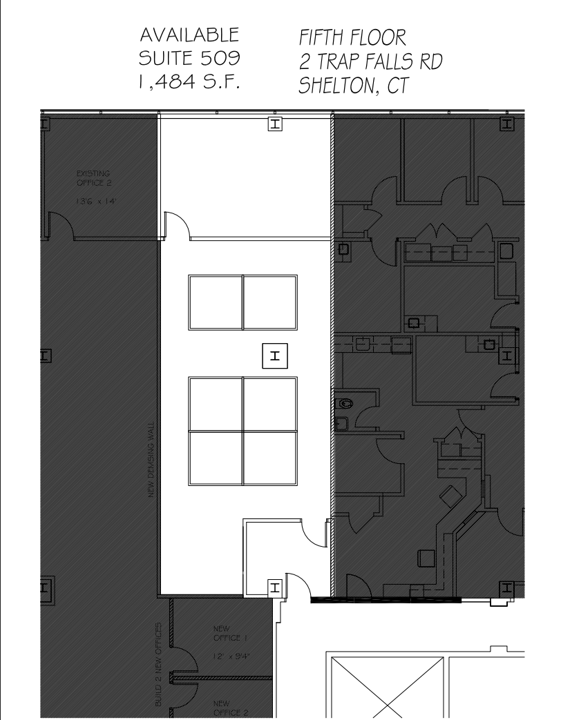 2 Trap Falls Rd, Shelton, CT à louer Plan d’étage– Image 1 sur 1