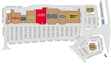 105-175 Shoppers Way, Christiansburg, VA à louer Plan de site– Image 1 sur 1