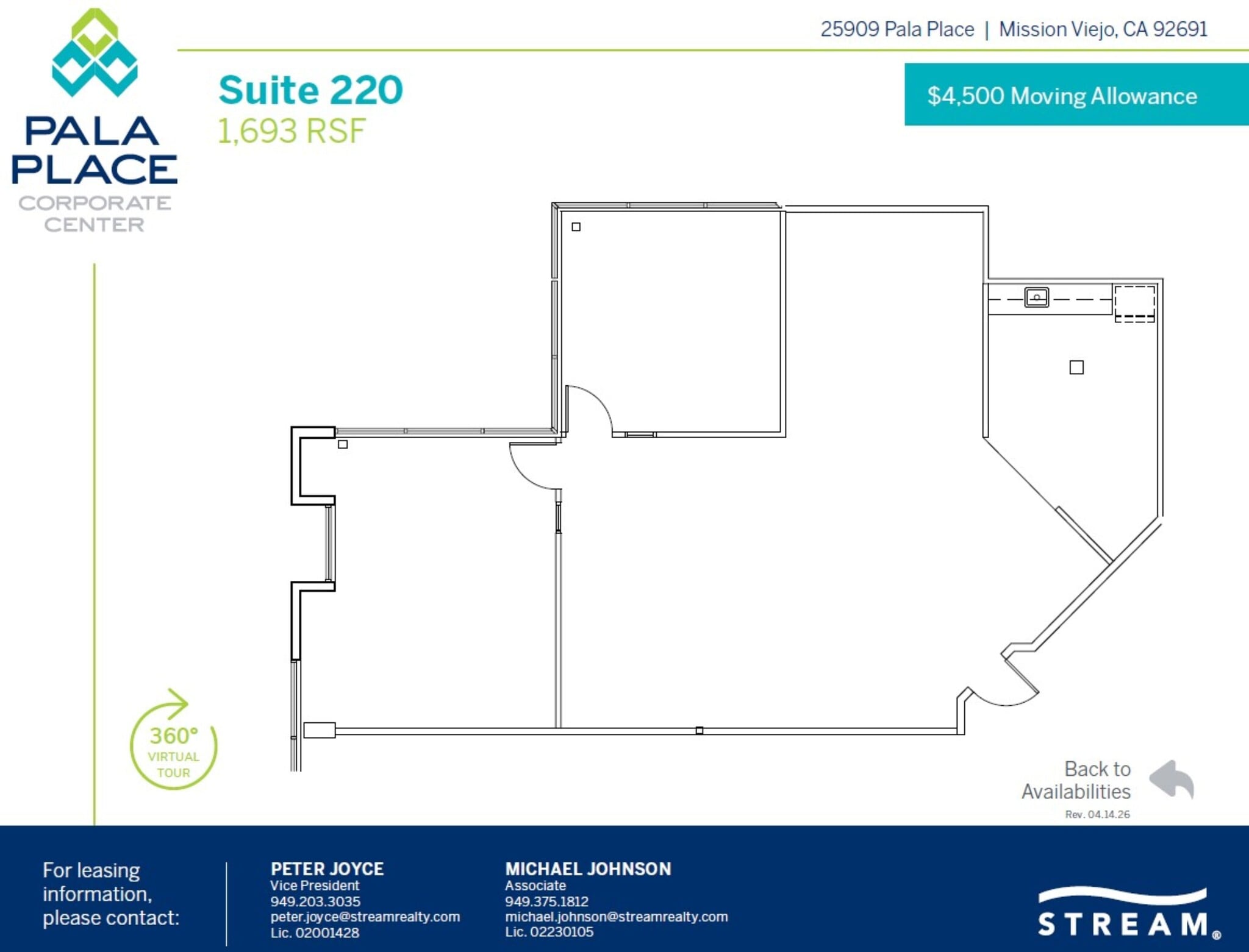25909 Pala Pl, Mission Viejo, CA à louer Plan d’étage– Image 1 sur 1