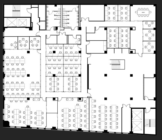 609 Greenwich St, New York, NY à louer Plan d’étage– Image 1 sur 5
