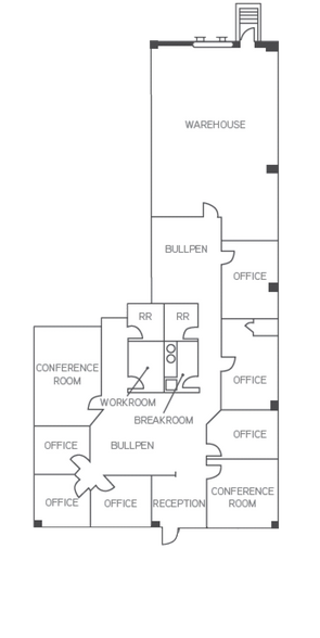 4045-4113 Vincennes Rd, Indianapolis, IN à louer - Plan d’étage – Image 3 sur 5