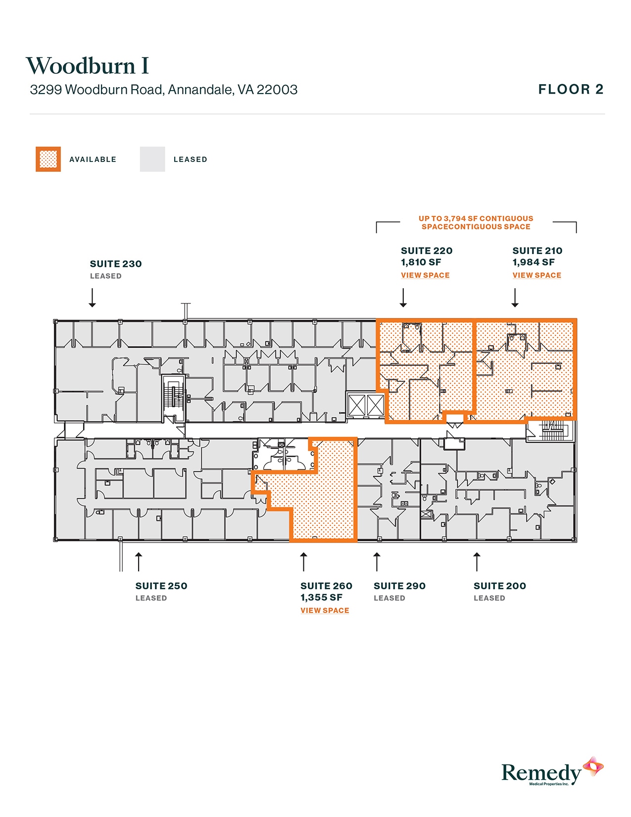 3299 Woodburn Rd, Annandale, VA à louer Plan d’étage– Image 1 sur 1