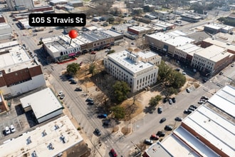 105 S Travis, Sherman, TX - VUE AÉRIENNE  vue de carte