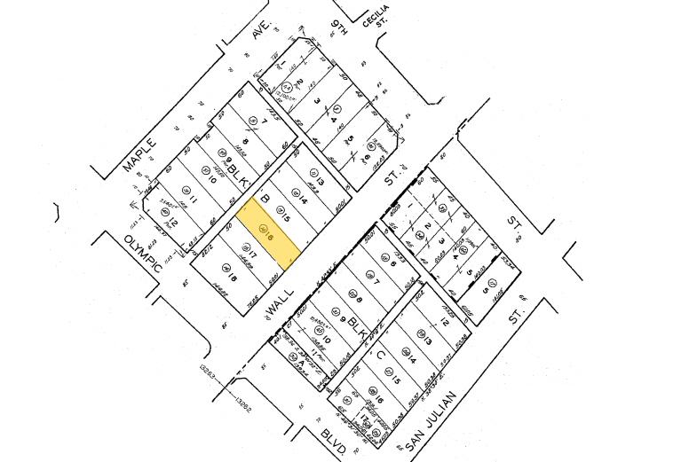 933 Wall St, Los Angeles, CA à louer - Plan cadastral – Image 2 sur 11