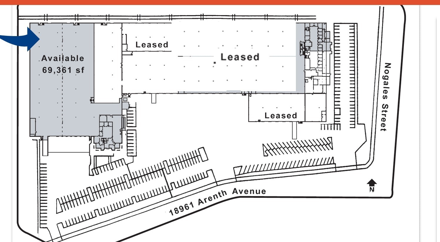 18961-18971 E Arenth Ave, La Puente, CA à louer Plan d’étage– Image 1 sur 1