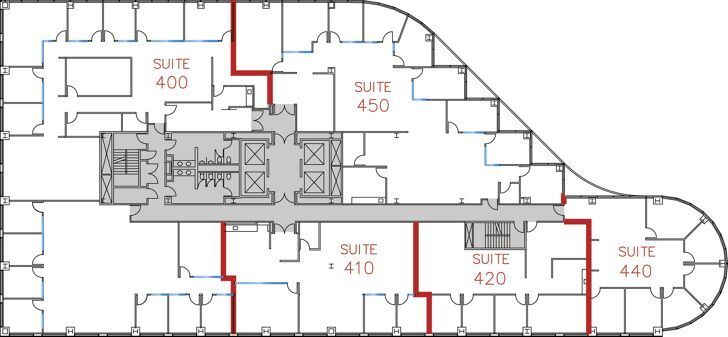 4270 Executive Sq, La Jolla, CA à louer Plan d’étage– Image 1 sur 1