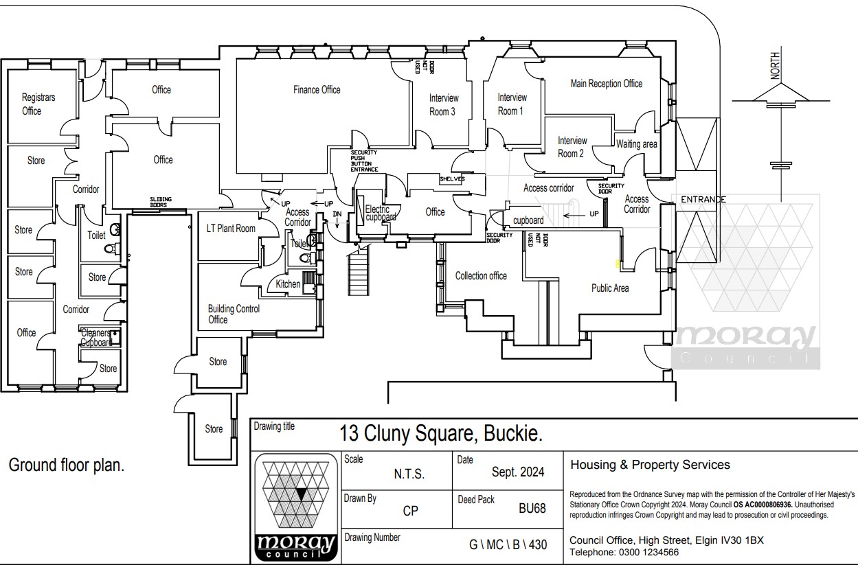 13 Cluny Sq, Buckie à vendre Plan d’étage– Image 1 sur 1