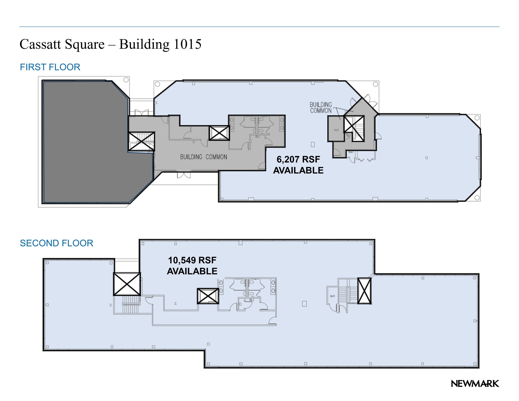 1001-1041 Old Cassatt Rd, Berwyn, PA à louer Plan de site– Image 1 sur 1