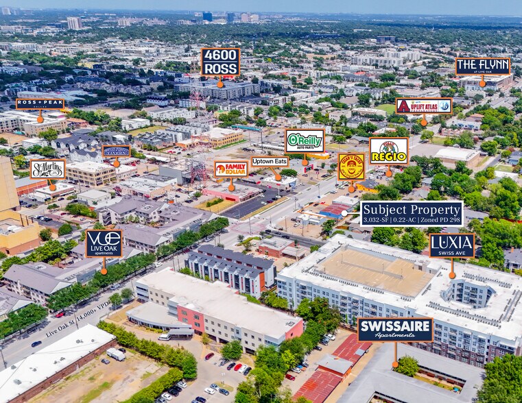 4312 Live Oak St, Dallas, TX à vendre - Photo de l’immeuble – Image 3 sur 5