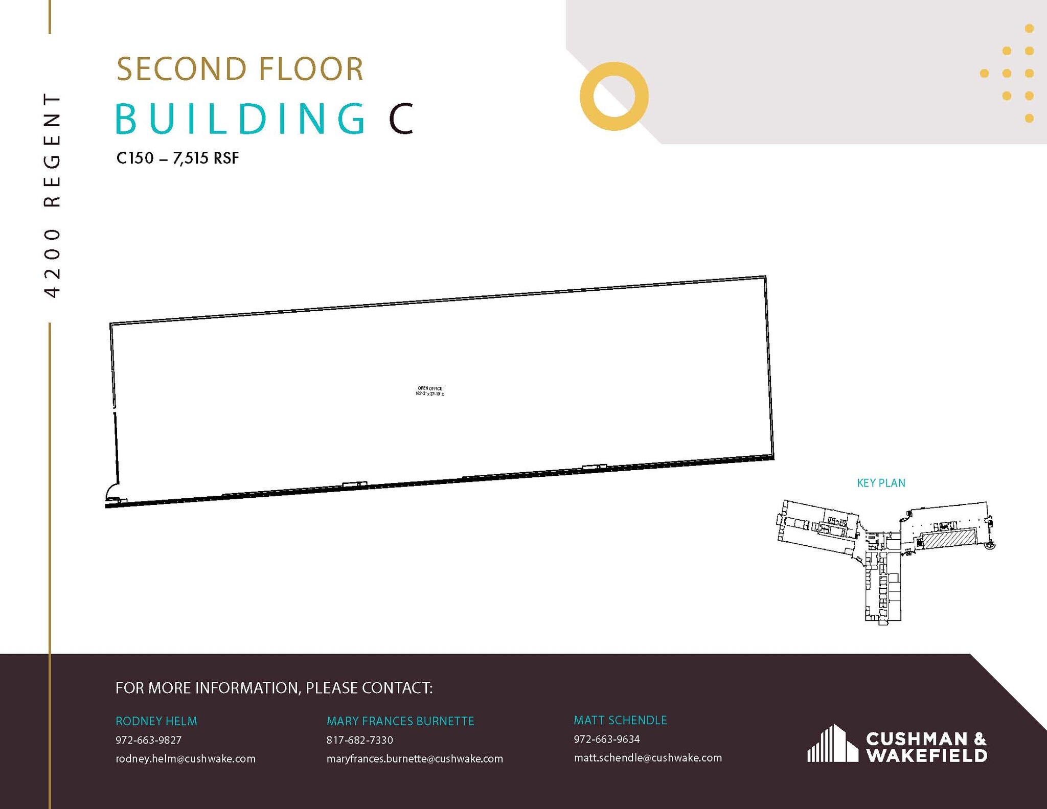 4200 Regent Blvd, Irving, TX à louer Plan d’étage– Image 1 sur 6