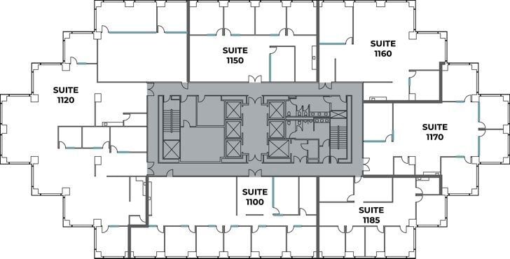300 Spectrum Center Dr, Irvine, CA à louer Plan d’étage– Image 1 sur 8
