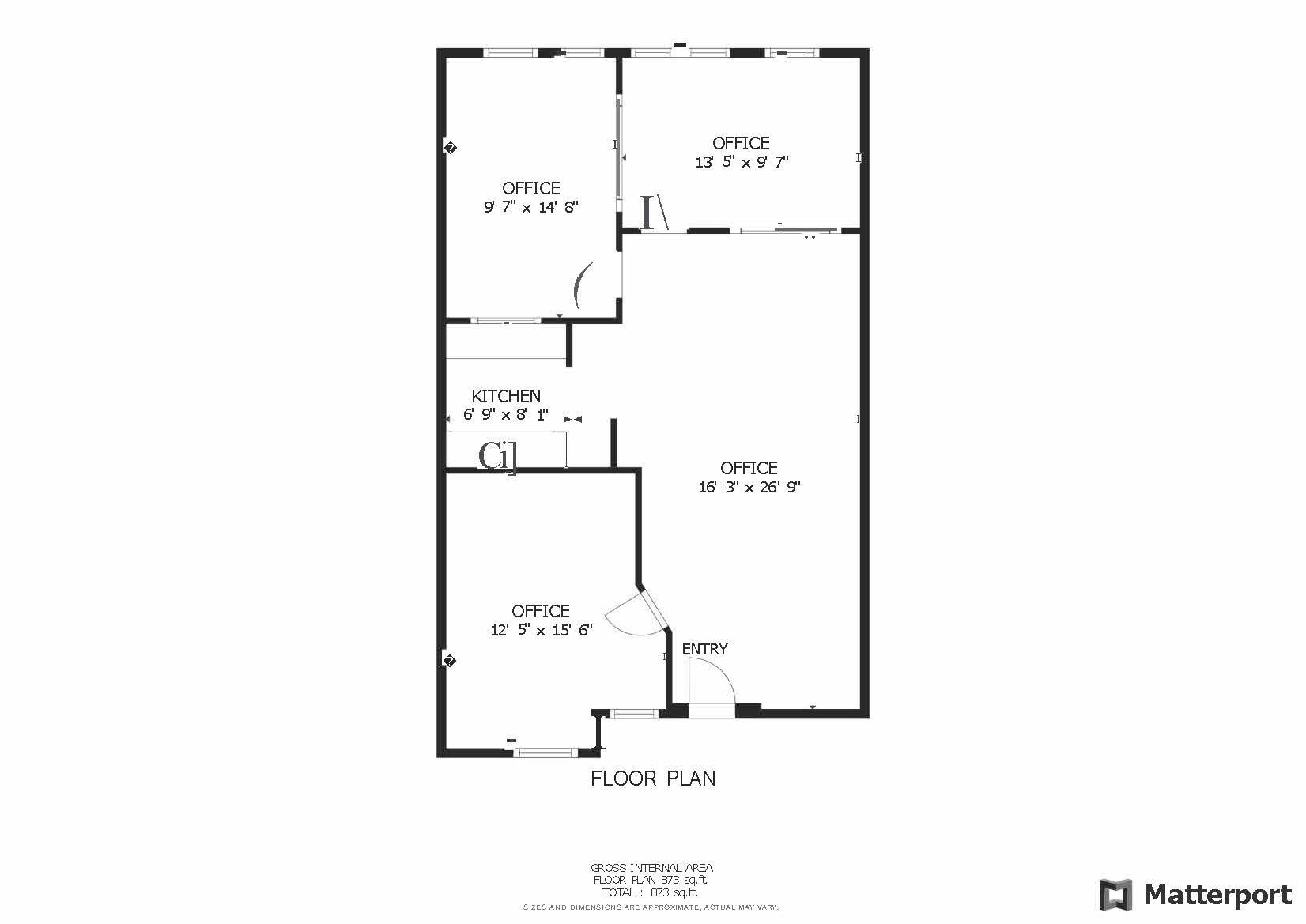 1620 Market St, Denver, CO à louer Plan d’étage– Image 1 sur 1