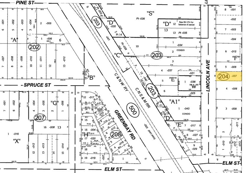 585 Lincoln Ave, Winnetka, IL à louer - Plan cadastral – Image 3 sur 3
