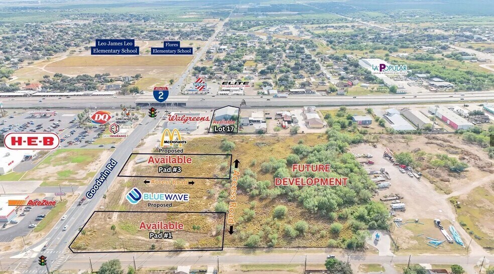 2100 W Expressway 83, Palmview, TX à vendre - Aérien – Image 2 sur 6