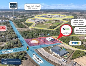1611 E Borgfeld Dr, San Antonio, TX - VUE AÉRIENNE  vue de carte - Image1