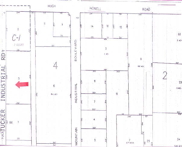 2171 Tucker Industrial Rd, Tucker, GA à louer - Plan cadastral – Image 2 sur 5