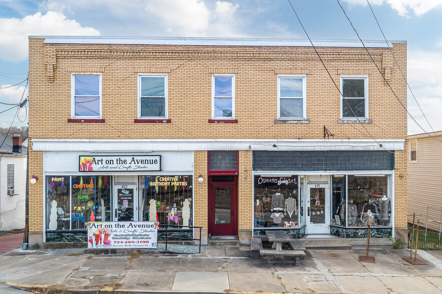 410-412 Broad Ave, Belle Vernon, PA à vendre - Photo principale – Image 1 sur 10