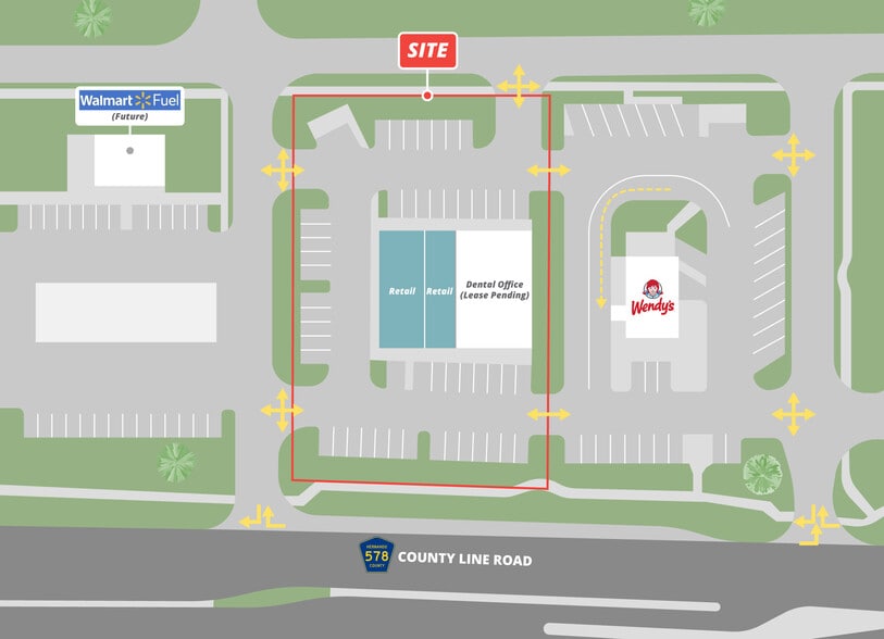 10241 County Line Rd, Spring Hill, FL à louer - Plan de site – Image 3 sur 3