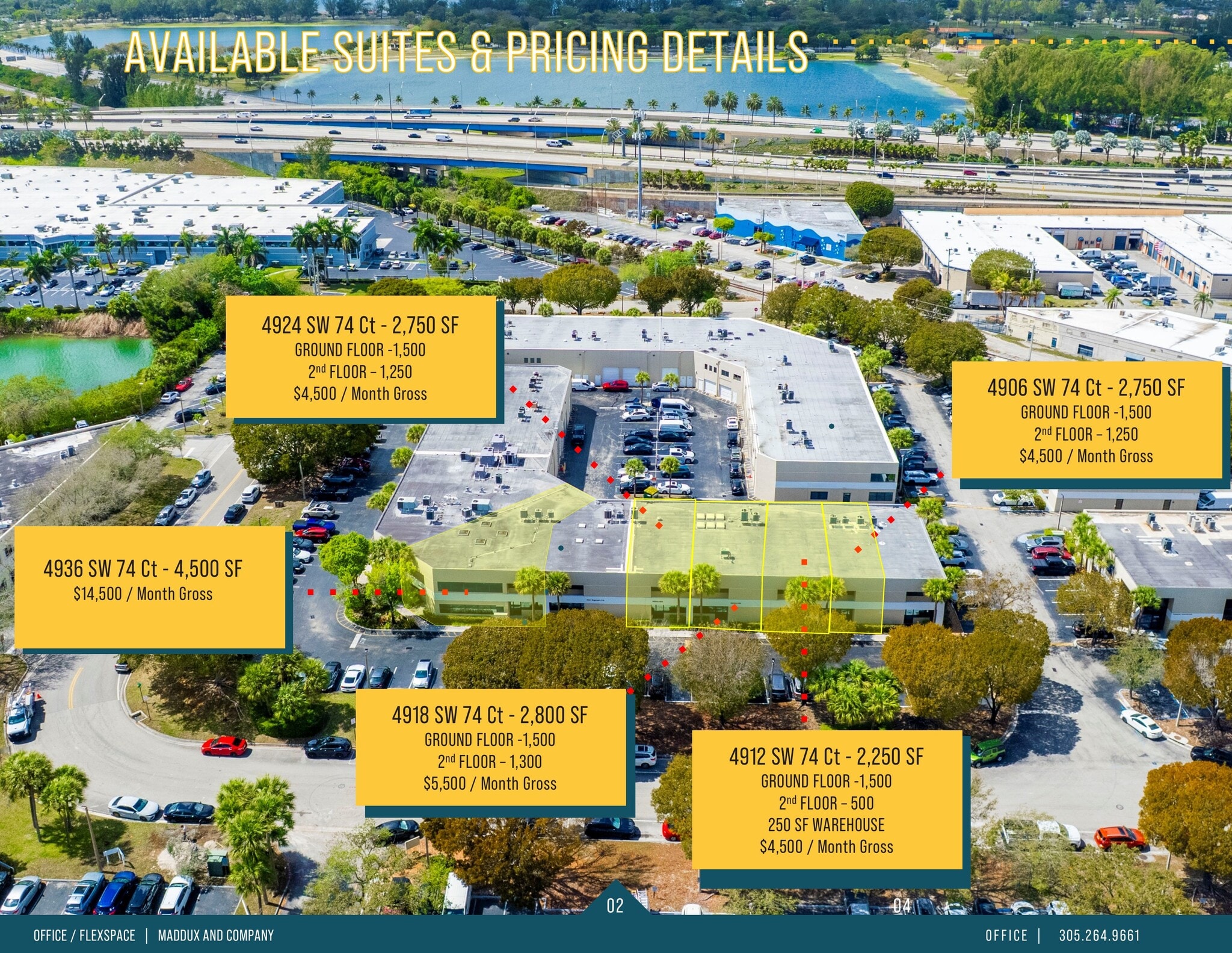 4900-4936 SW 74th Ct, Miami, FL à louer Photo intérieure– Image 1 sur 4