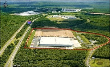 25 Keystone Blvd, Pottsville, PA - Vue aérienne  vue de carte