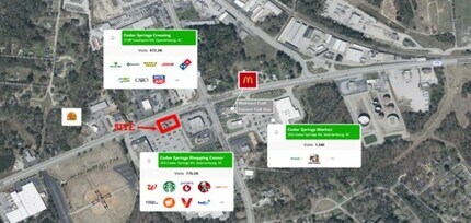 2190 Southport Rd, Spartanburg, SC - Vue aérienne  vue de carte