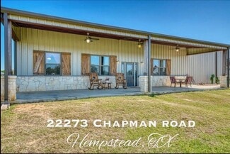 Plus de détails pour 22273 Chapman Rd, Hempstead, TX - Terrain à vendre
