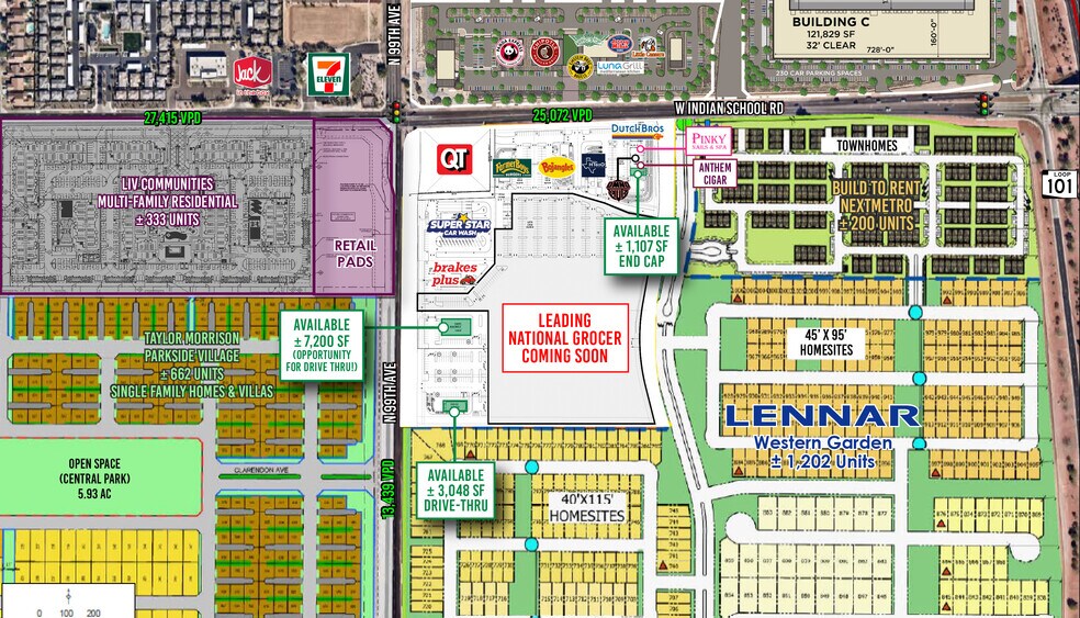SEC 99th Ave & Indian School Rd, Phoenix, AZ à louer - Photo de l’immeuble – Image 2 sur 2